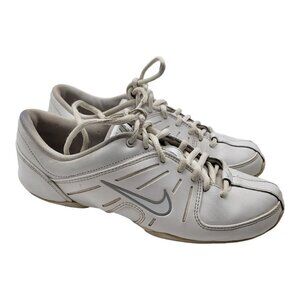 Nike Shoes Size 6.5 Dance Air Mix Down 2 White Leather Cheer 519933-100 Womens